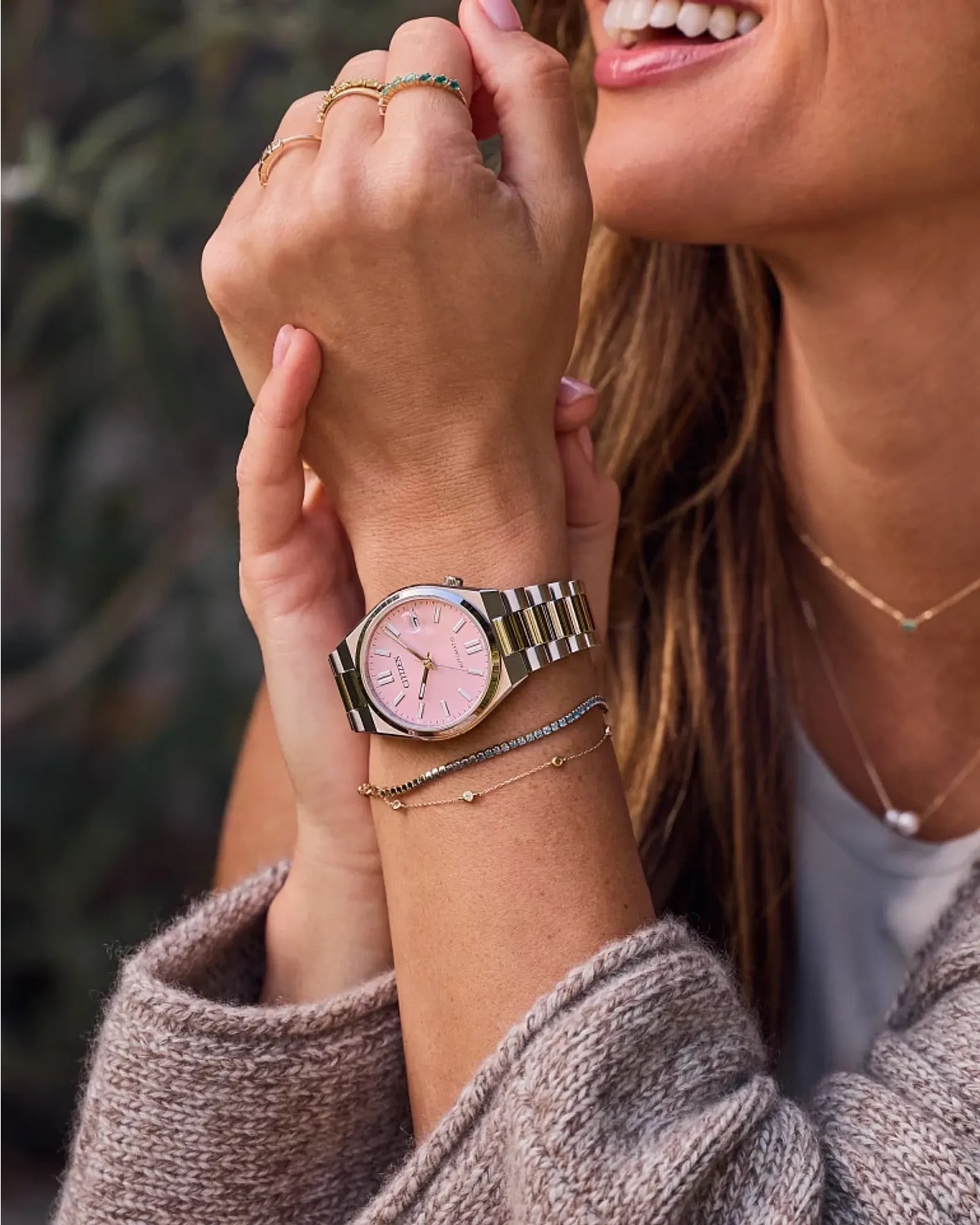 Montre Citizen Tsuyosa 37mm Pastel Pink NJ0200-50Z